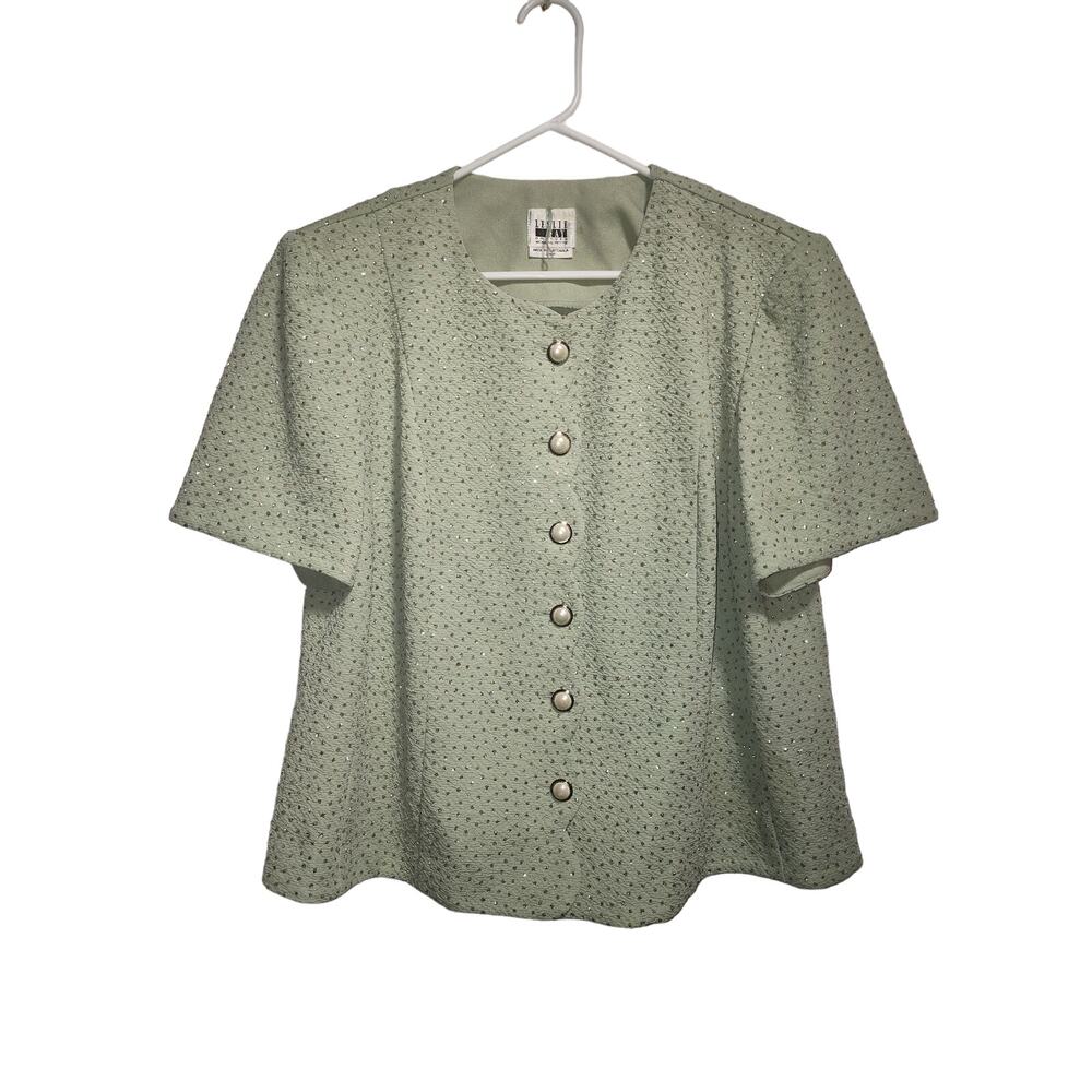 Leslie Fay Women's Button Up Shirt 20W (2X)